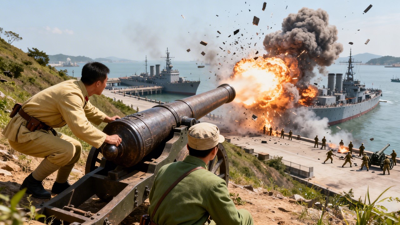 Top Agent with a sniper cannon: Destroys all Japanese warships from a kilometer away with precision!
