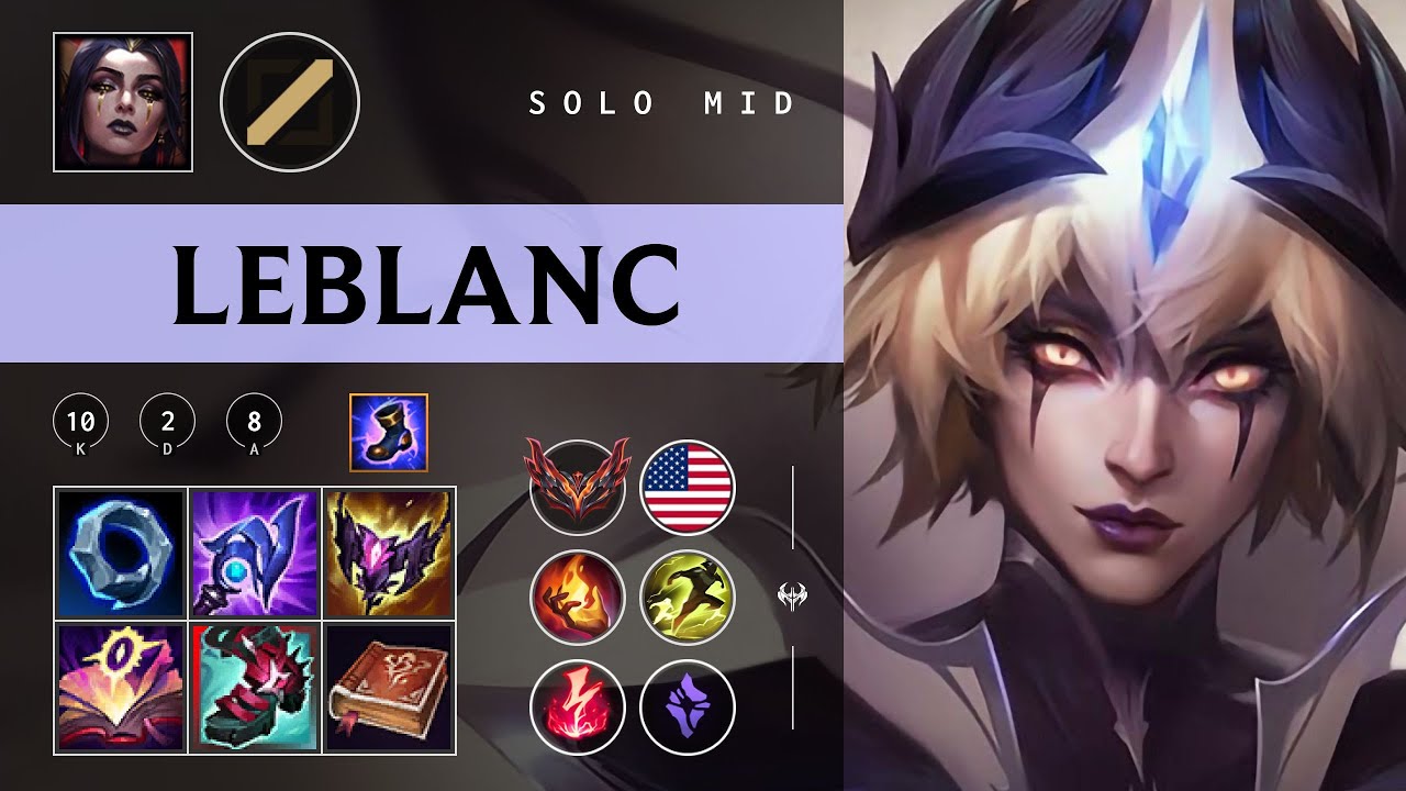 LeBlanc Mid vs Viktor - NA Grandmaster Patch 26.02