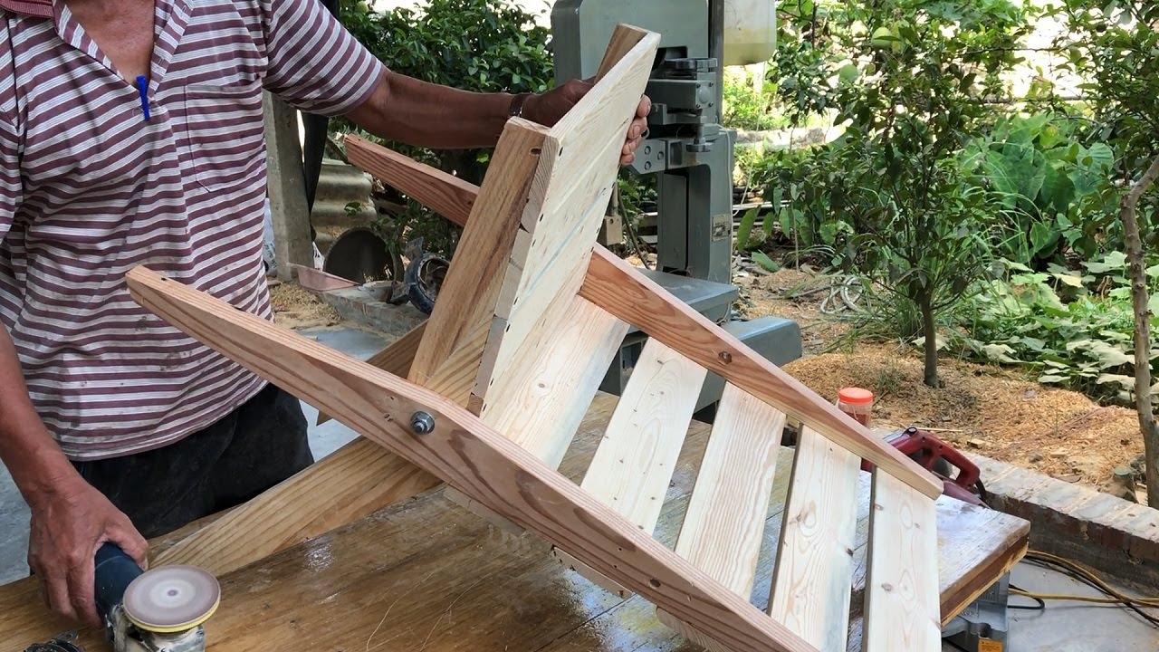 Amazing Ideas For Wooden Pallets Repurposing // How to Build the Best Folding Beach Chair - DIY