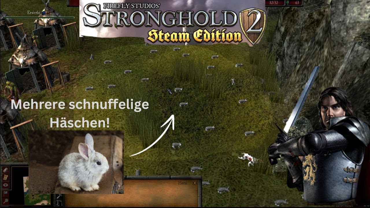 Olaf Grimmzahn und mehrere schnuffelige H&auml;schen -  Stronghold 2 Steam Edition : Teil2
