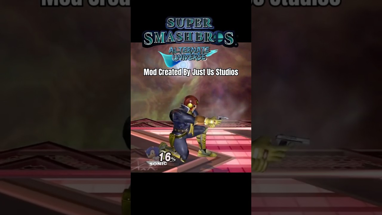 Новый набор приёмов Капитана Сокола в альтернативной вселенной Super Smash Bros (мод &laquo;Brawl&raquo;) #sm...