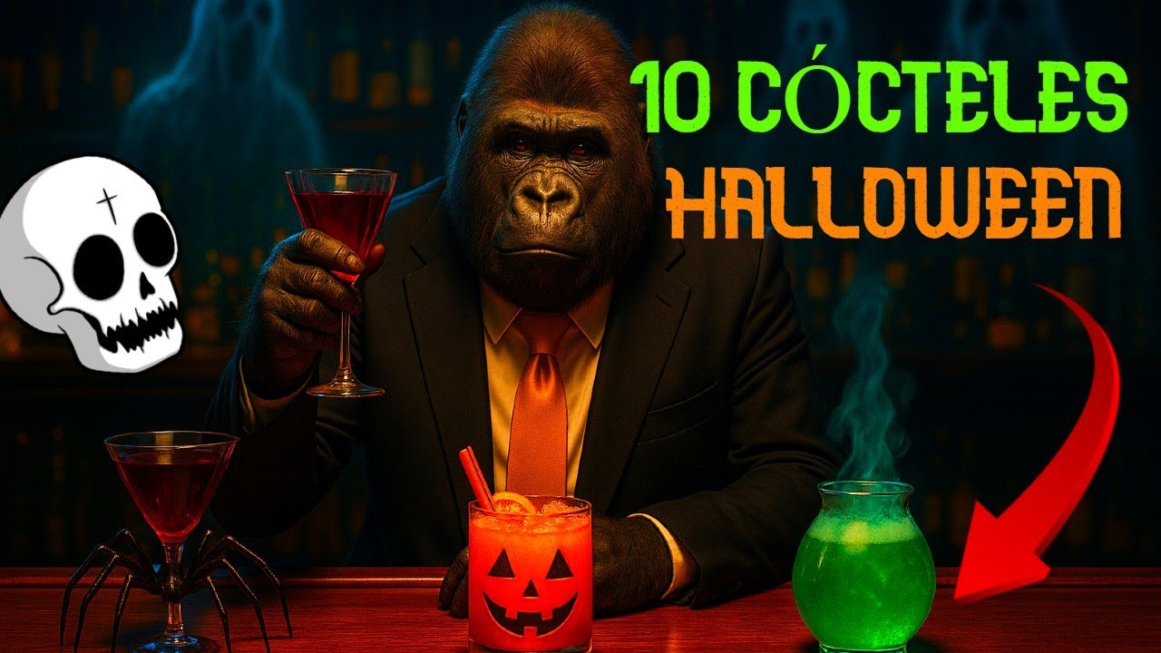 10 cocteles fáciles para Halloween 🎃 | Recetas terroríficas #CoctelesHalloween #CoctelesFaciles