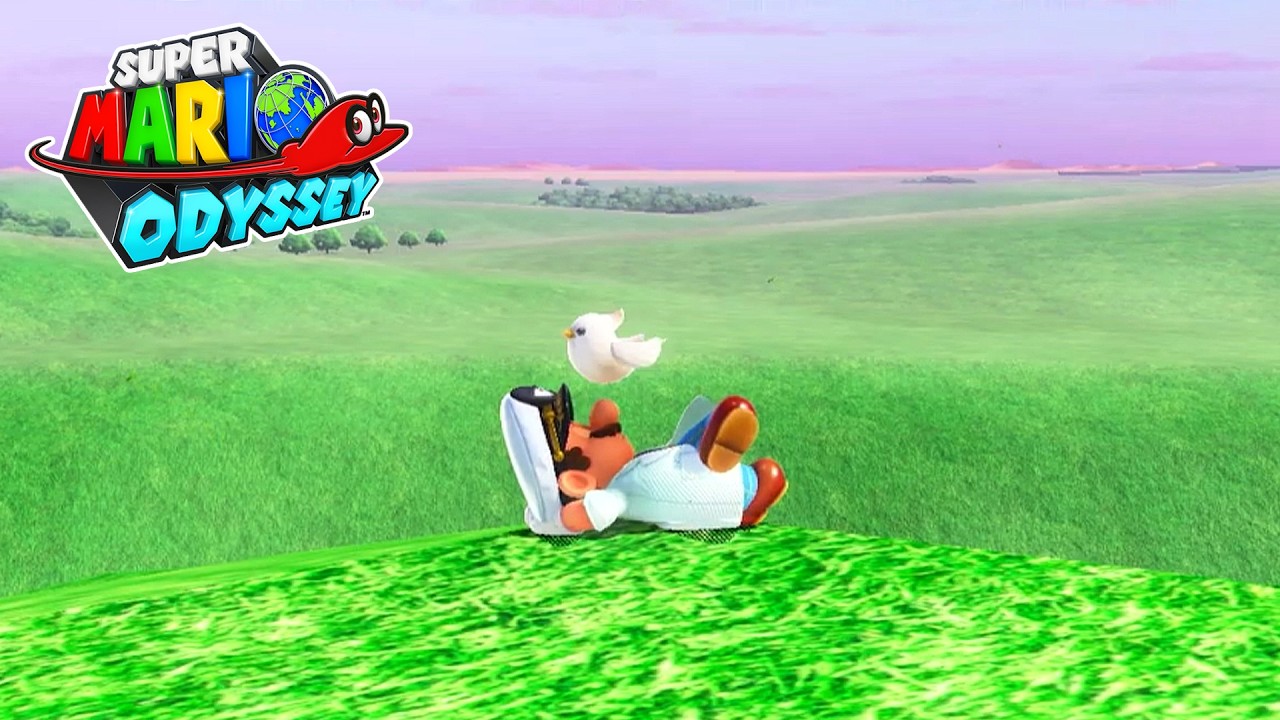 Super Mario Odyssey chill time