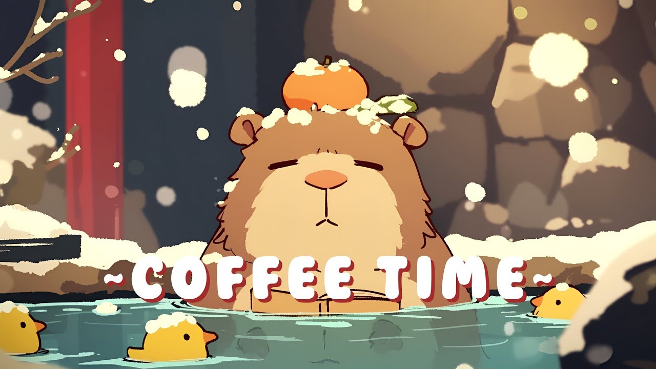 Capybara Beats & Lofi - Study & Chill Music Mix ~ Cozy Times ~ 🦫 📝