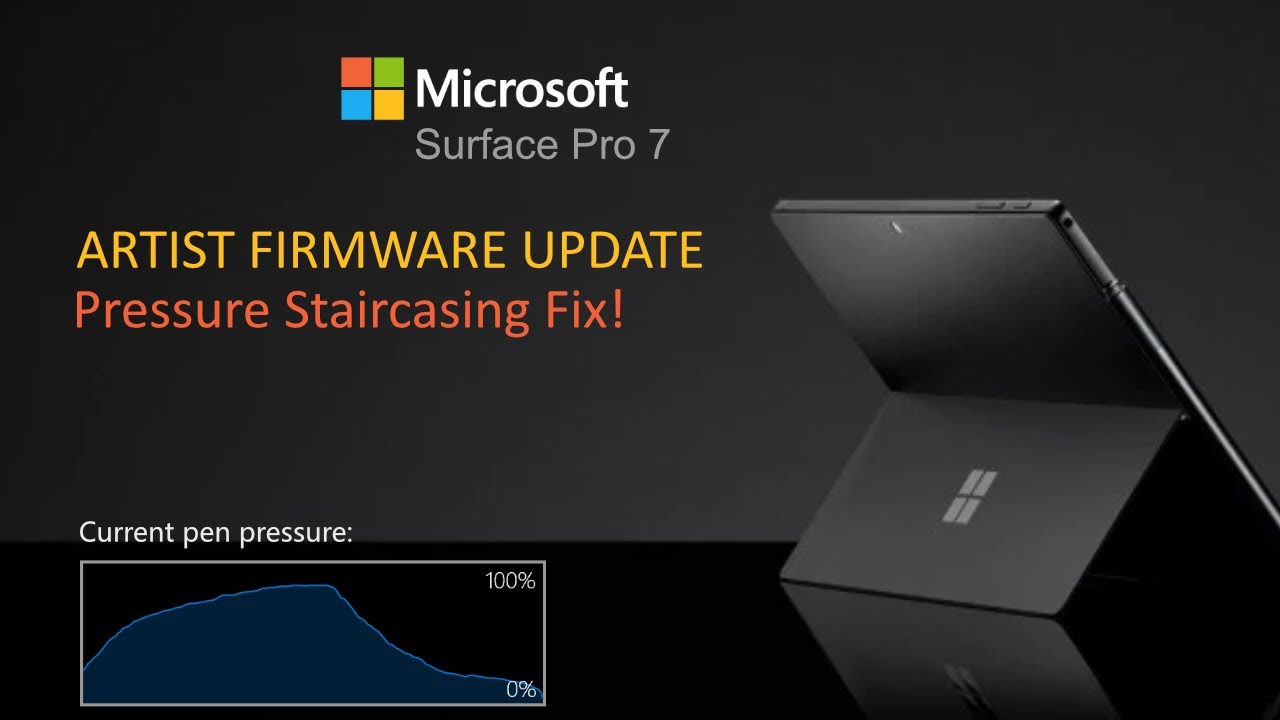 Why Artists with a Surface Pro 7 need to update Windows 10 to the Dev build pressure staircasing fix
