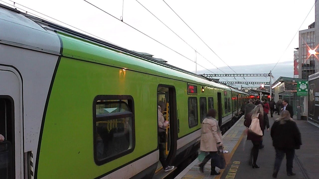 IE 8510 and 29000 Class Trains - Tara Street Station, Dublin