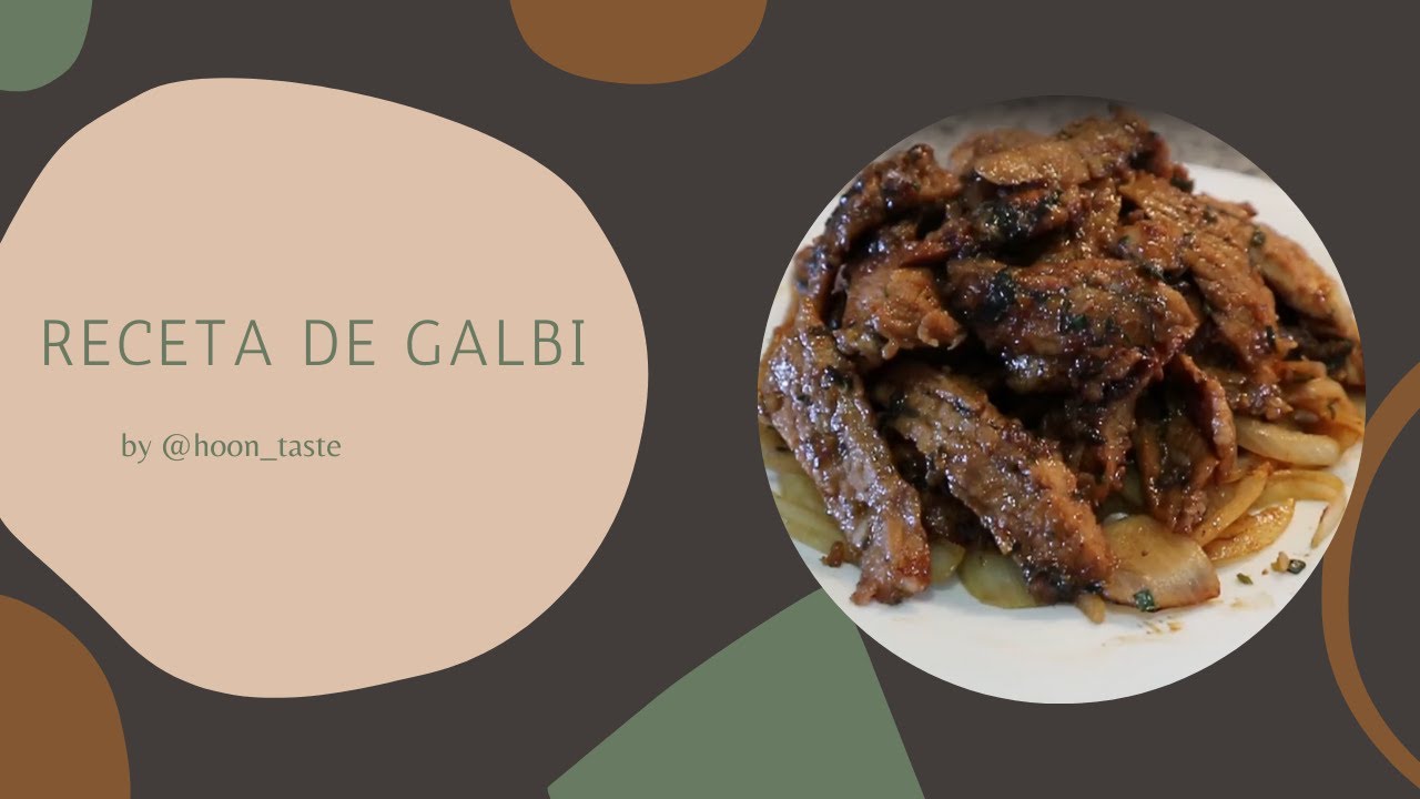C&oacute;mo cocinar Galbi. &iexcl;Barbacoa coreana casera! // @hoon_taste #koreanbbq #hoon_taste #recetacoreana