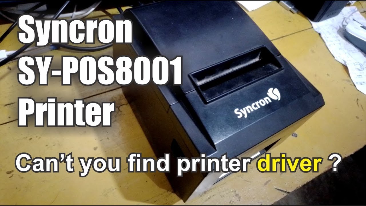 Syncron SY-POS8001 Printer | Setup Installation | Thermal Printer | Ninja PC