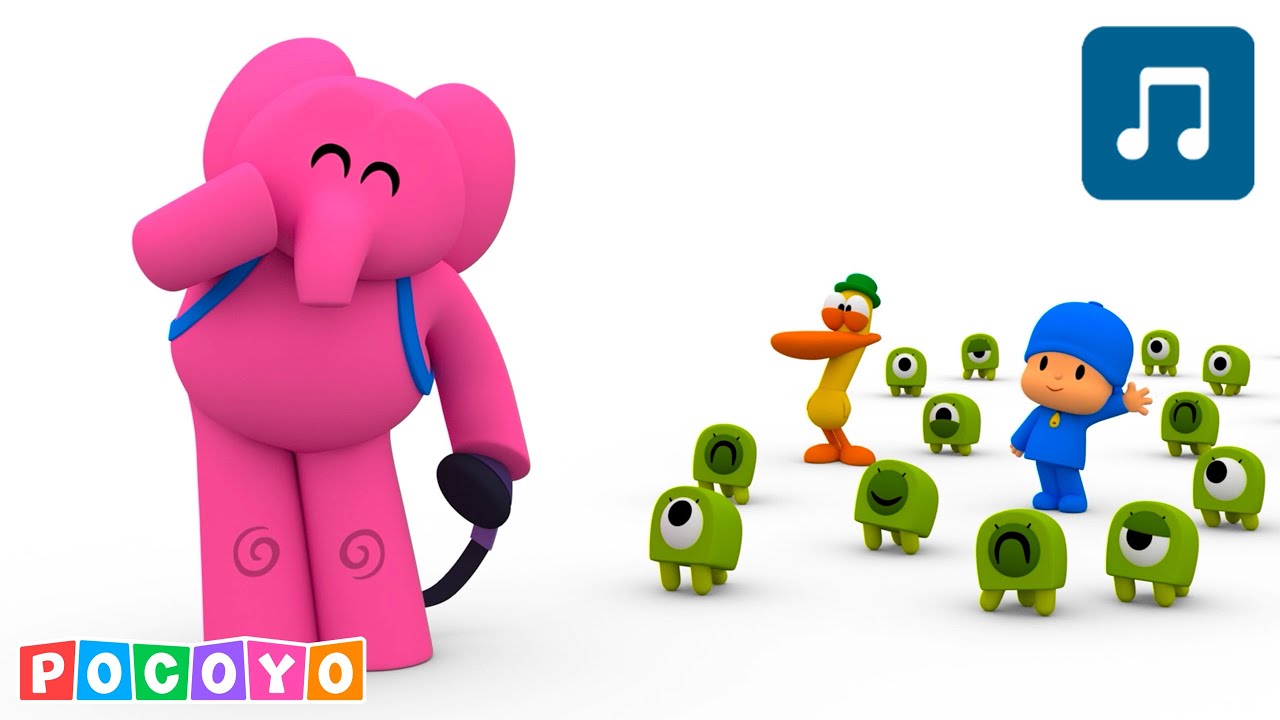 🎧 Siga o líder! Elly presa no MUNDO DA MÚSICA!  | Pocoyo 🇧🇷 Português Brasil | Música latina