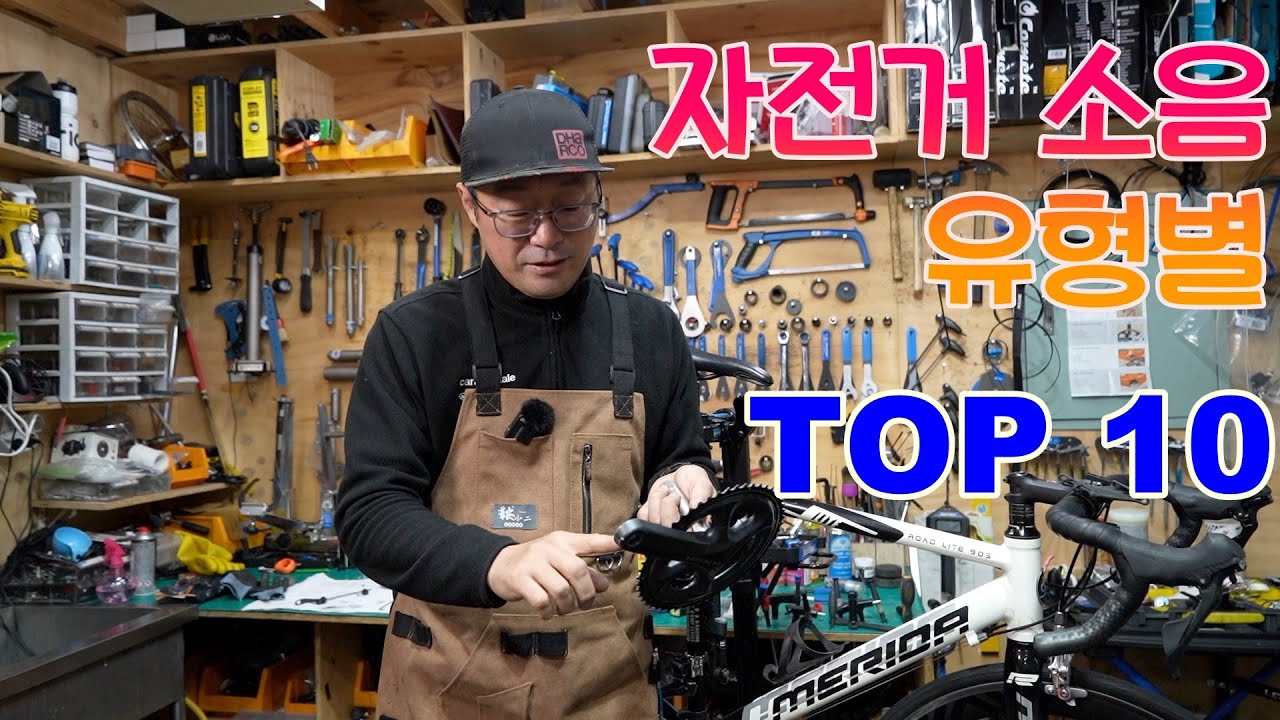 자전거 소음의 유형별 top10