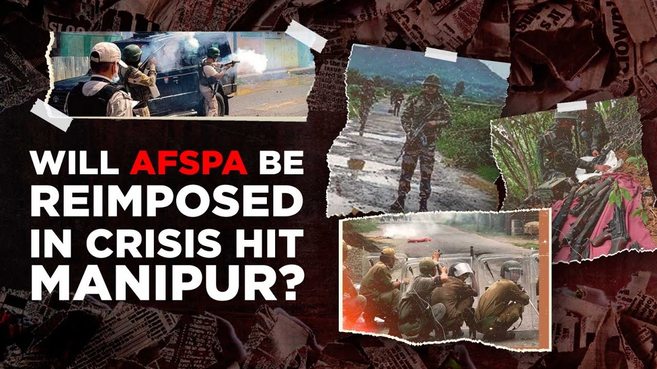 Manipur: Videos Of Militants-Forces Clash Viral | CM Biren Sounds This AFSPA Warning | Watch