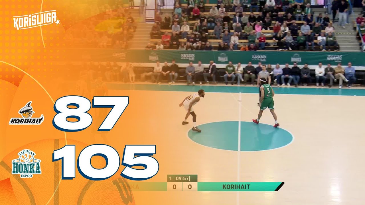 Tapiolan Honka vs. Korihait - Game Highlights