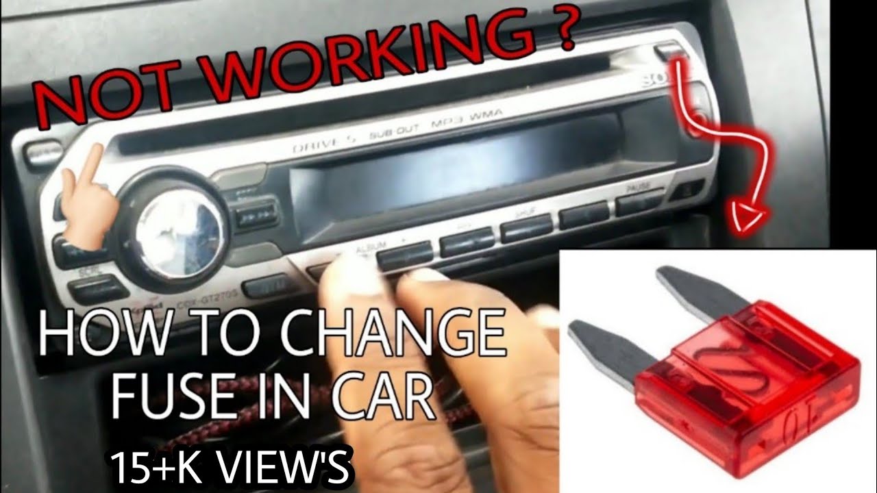 HOW TO CHANGE FUSE IN CAR| CAR MUSIC SYSTEM NOT WORKING|CAR REPAIR DIY|MARUTHI SUZUKI| INFORTAINMENT