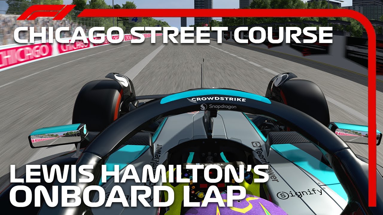 F1 2024 Chicago Street Course | Lewis Hamilton Onboard | Assetto Corsa