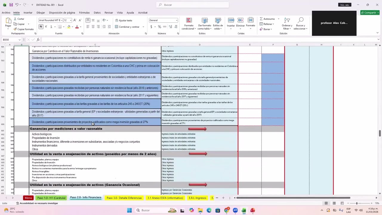 TUTORIAL: PLANTILLA PARA ELABORAR LA RENTA DE PERSONAS JURIDICAS  AG 2025