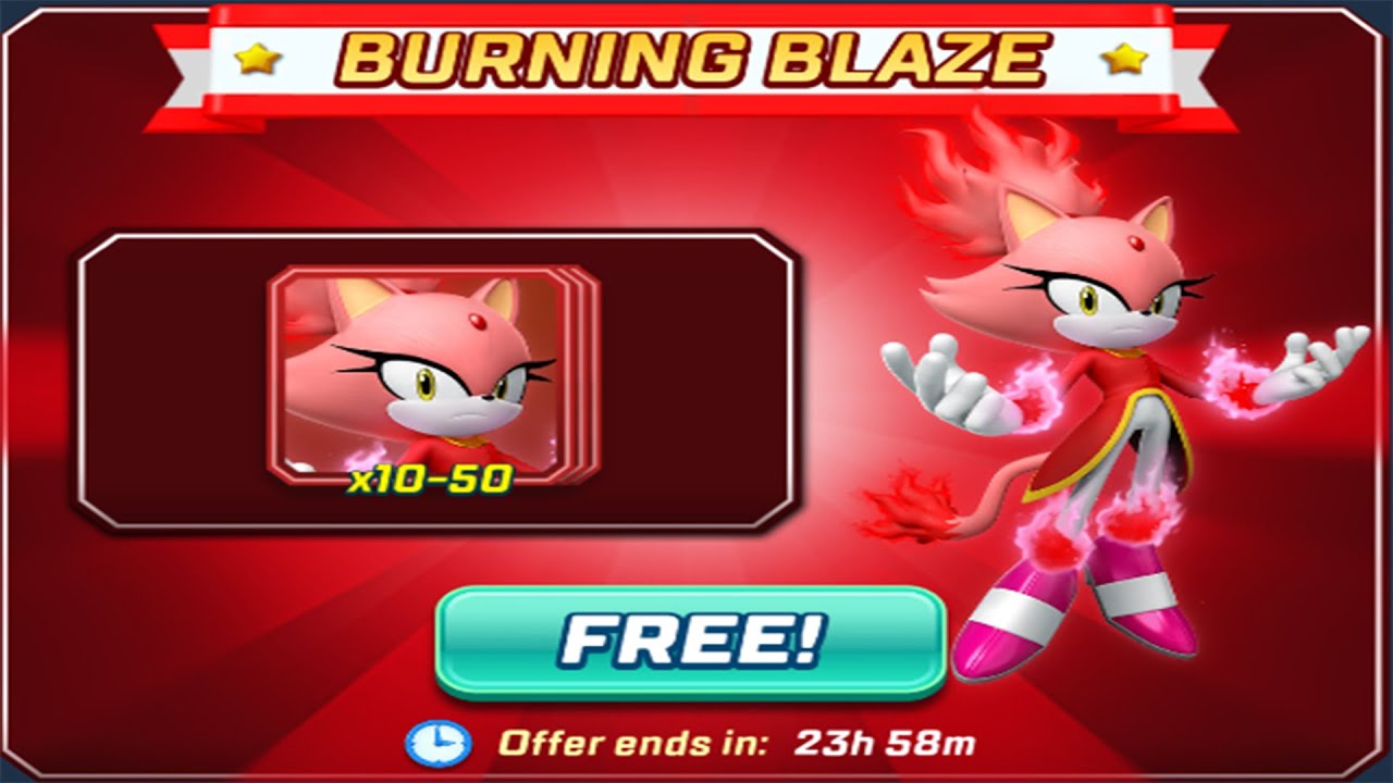 Sonic Forces Speed ​​Battle - Краткий обзор игры за Завока и Burning Blaze (бесплатные карты)