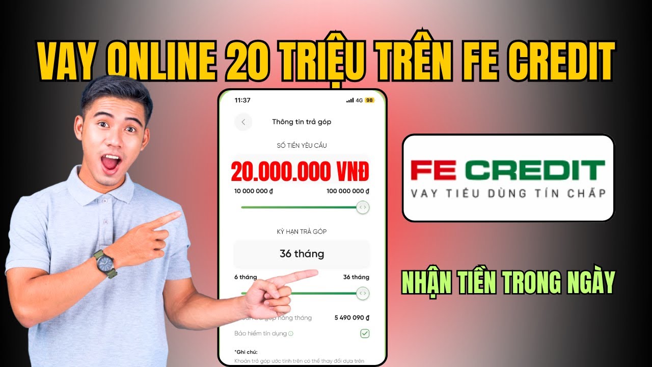 C&aacute;ch Đăng K&yacute; Vay Tiền FE Credit Online 20 Triệu Tr&ecirc;n Điện Thoại | Vay Nhanh Online