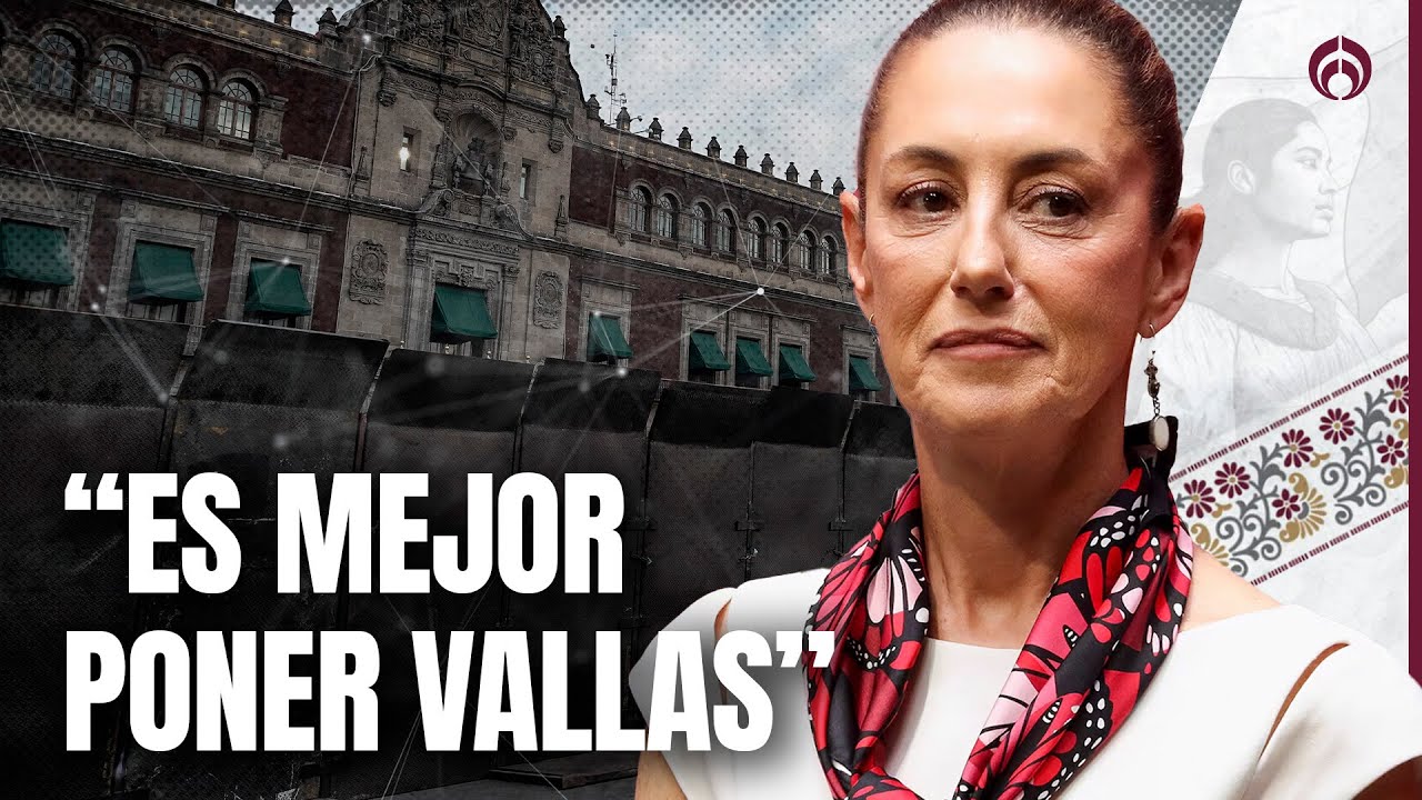 Sheinbaum justifica vallas en el Z&oacute;calo por marcha de la CNTE