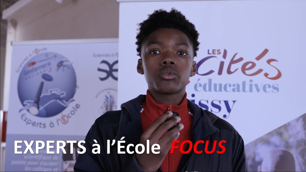 Les gendarmes de l'IRCGN au collège Les Grands Champs de Poissy - EXPERTS à l'École