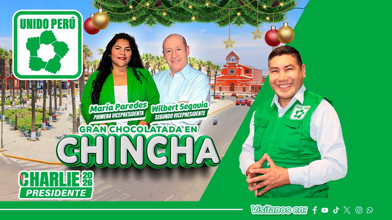 ((🔴)) #EnVivo | 🎥 ¡𝗬𝗔 𝗘𝗦𝗧𝗔𝗠𝗢𝗦 𝗘𝗡 𝗩𝗜𝗩𝗢❗ 🇵🇪🎄 ¡𝐆𝐫𝐚𝐧 𝐂𝐡𝐨𝐜𝐨𝐥𝐚𝐭𝐚𝐝𝐚 𝐞𝐧 𝐂𝐡𝐢𝐧𝐜𝐡𝐚❗ 🎁