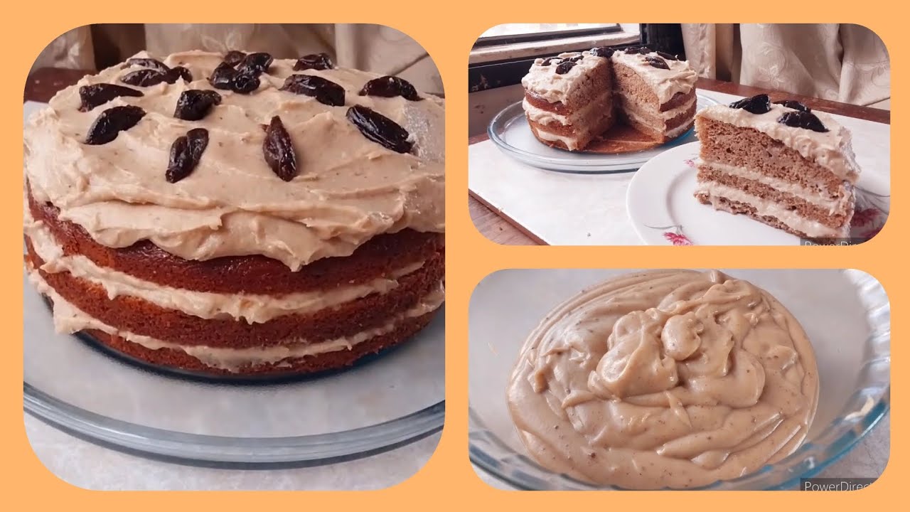TORTA DE GUINDONES (CIRUELAS PASAS) COMPLETAMENTE EN LICUADORA LA MASA Y LA CREMA DE GUINDONES
