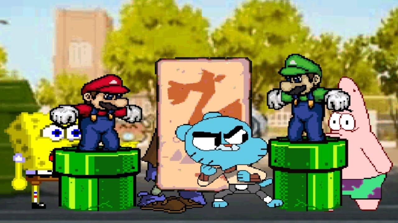 TEAM SUPER MARIO VERSUS TEAM SUPER LUIGI | FUNNY GAMING