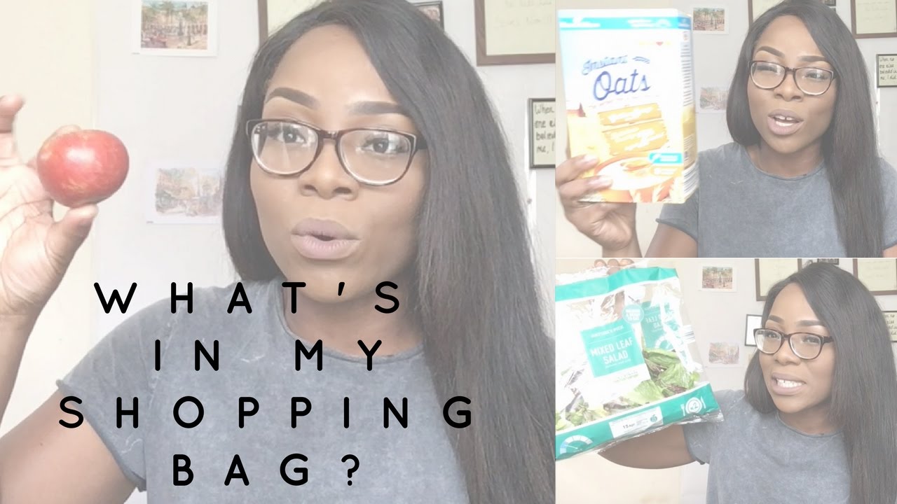 What's In My Aldi Grocery Shopping Bag? Less Than £15 - Lola's Weight Loss Journey