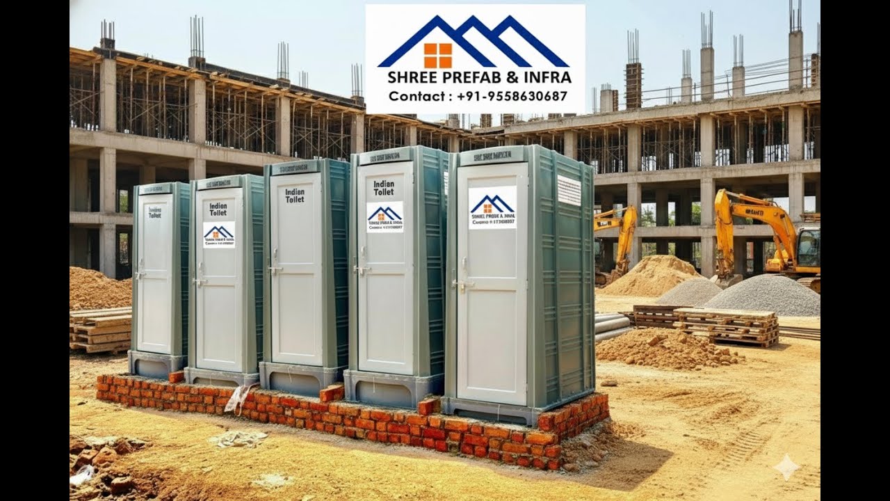 Shree Readymade Mobile Toilet - Bathrooms  Installation Guideline #mobiletoilet #portabletoilets