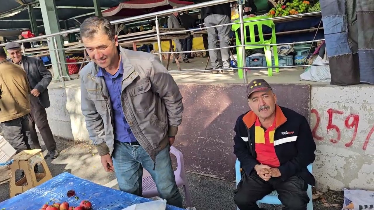 MANİSA DEMİRCİ CUMARTESİ PAZARINDAN GÖRÜNTÜLER 18-10-2025