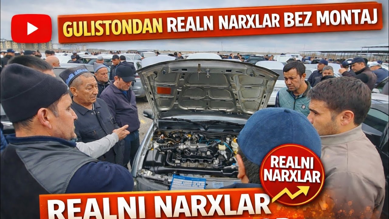 Guliston mashina bozor narxlari tushyapdi 3 -qism 21-fevral, 2026