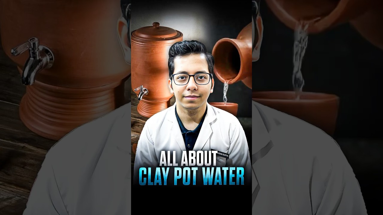 All About Clay Pot Water | Best Alkaline Water ? | Dt.Bhawesh | #ayurveda #blackwater #shorts