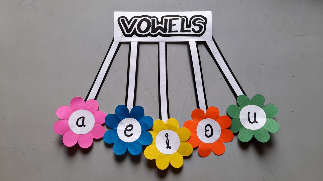 How to make vowels chart for classroom | vowels chart ideas | classroom decorating ides | #charts