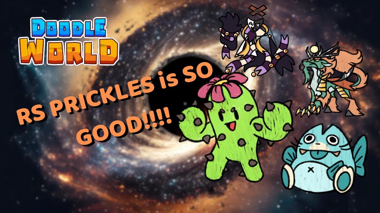 ENCHANTED RUBY PRICKLES Launches 1000 NEEDLES in REVERSE SINGULARITY!!! | Doodle World PvP