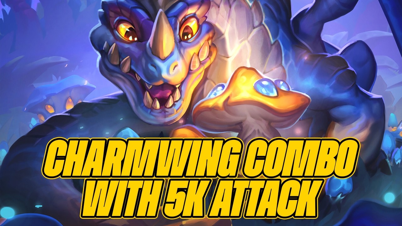 5k Attack With Charmwing, This Combo Is Crazy | Dogdog Hearthstone Battlegrounds
