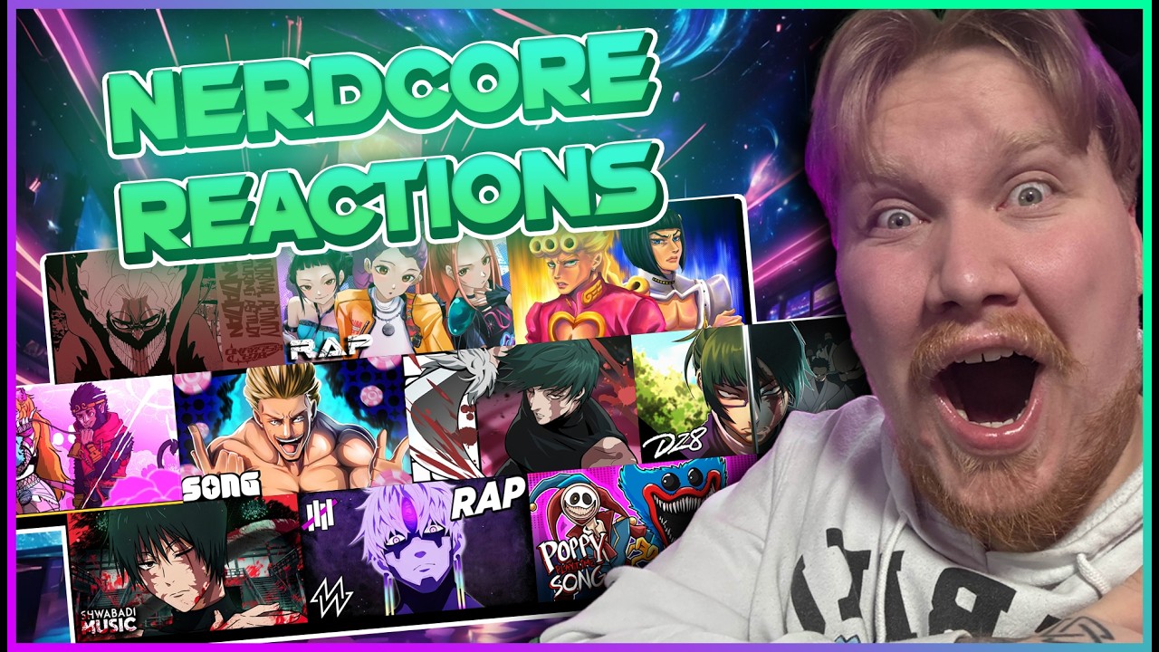 NERDCORE REACTIONS (Daddyphatsnaps, DizzyEight, GameboyJones, and MORE!!)