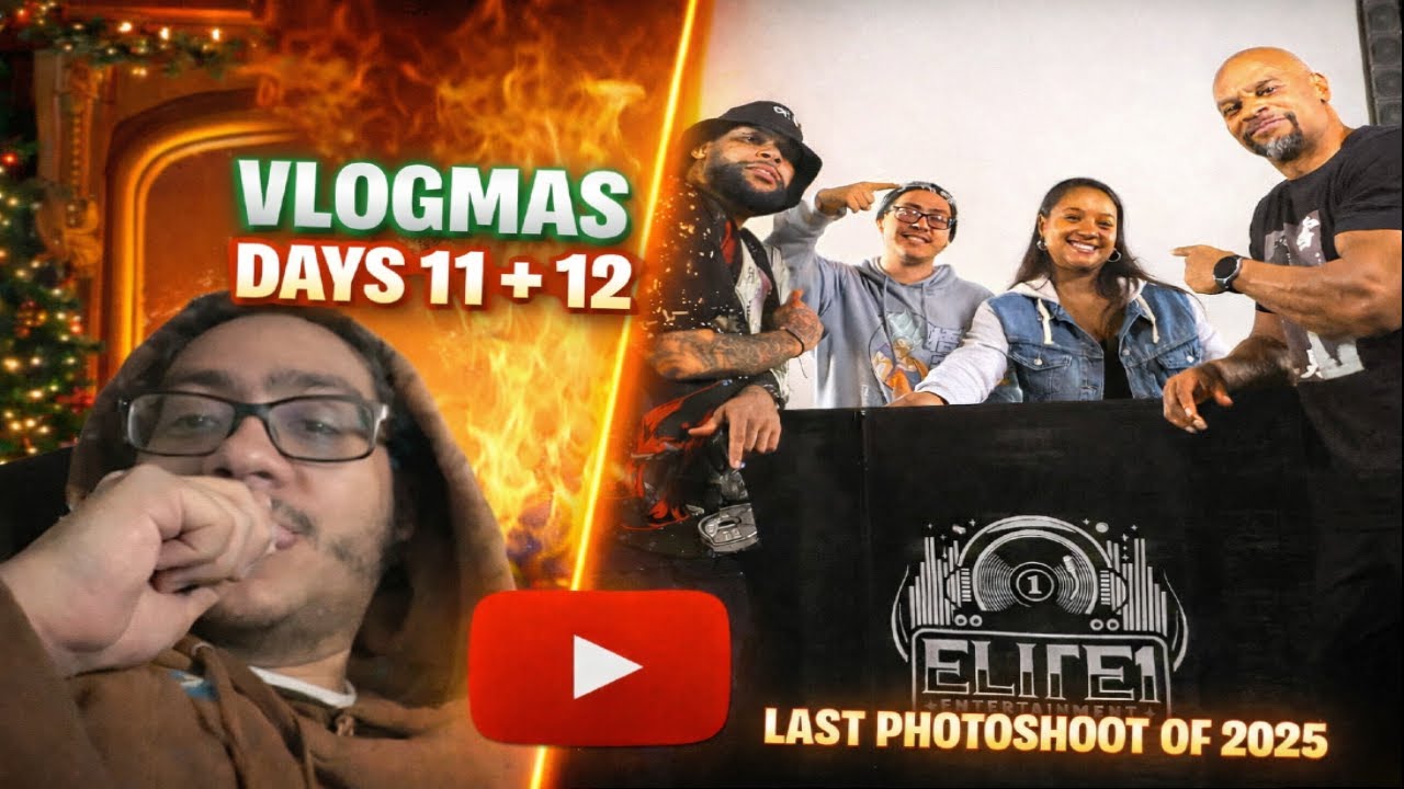 Vlogmas Days 11 & 12 | Last Photoshoot of 2025 + Holiday Vibes