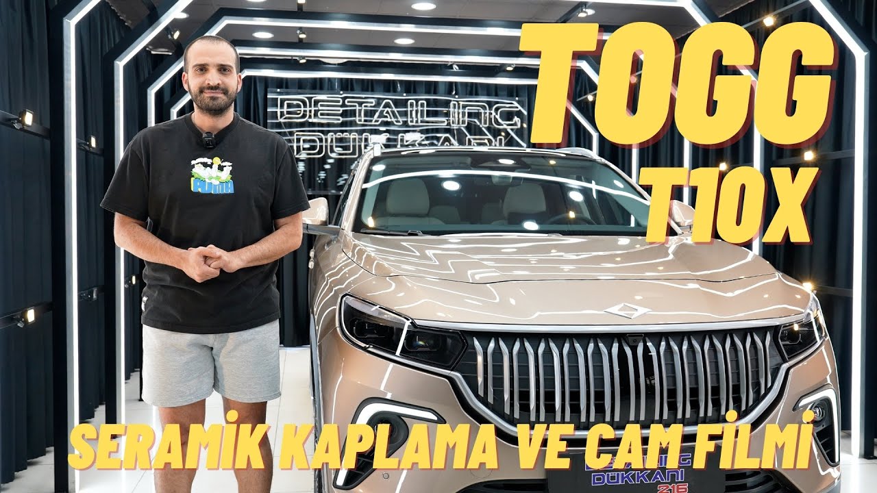 TOGG T10X Seramik Kaplama ve Cam Filmi Uygulamaları