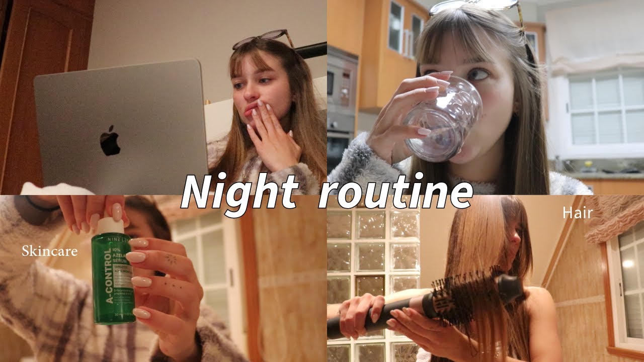 NIGHT ROUTINE🌙// skincare, selfceare, relax...