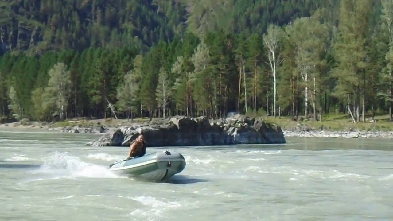 Aquilon 390 и Yamaha 9.9 на Катуни