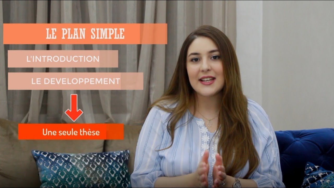 Production-écrite 1: Le plan simple (1BAC) منهجية كتابة موضوع انشائي