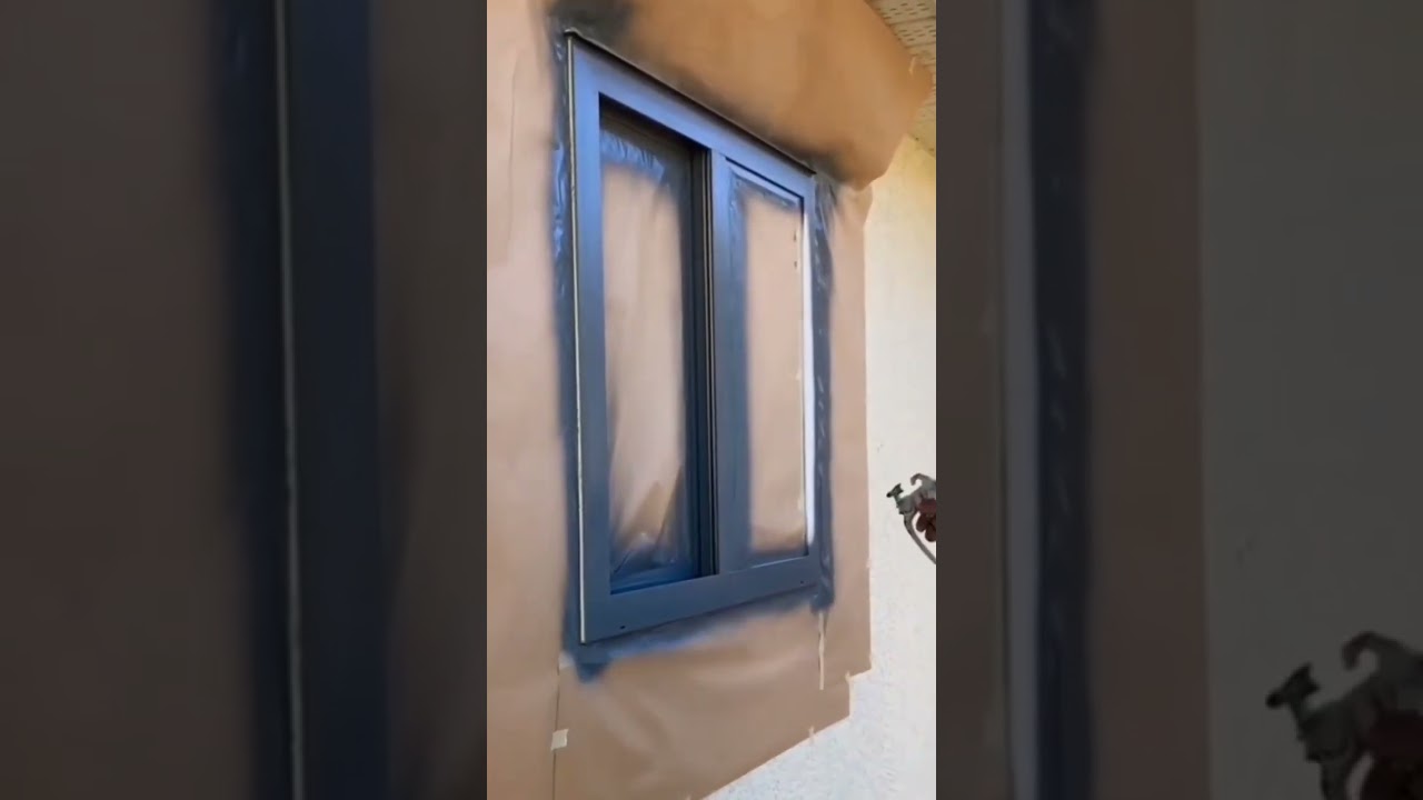 Покраска пластиковых окон