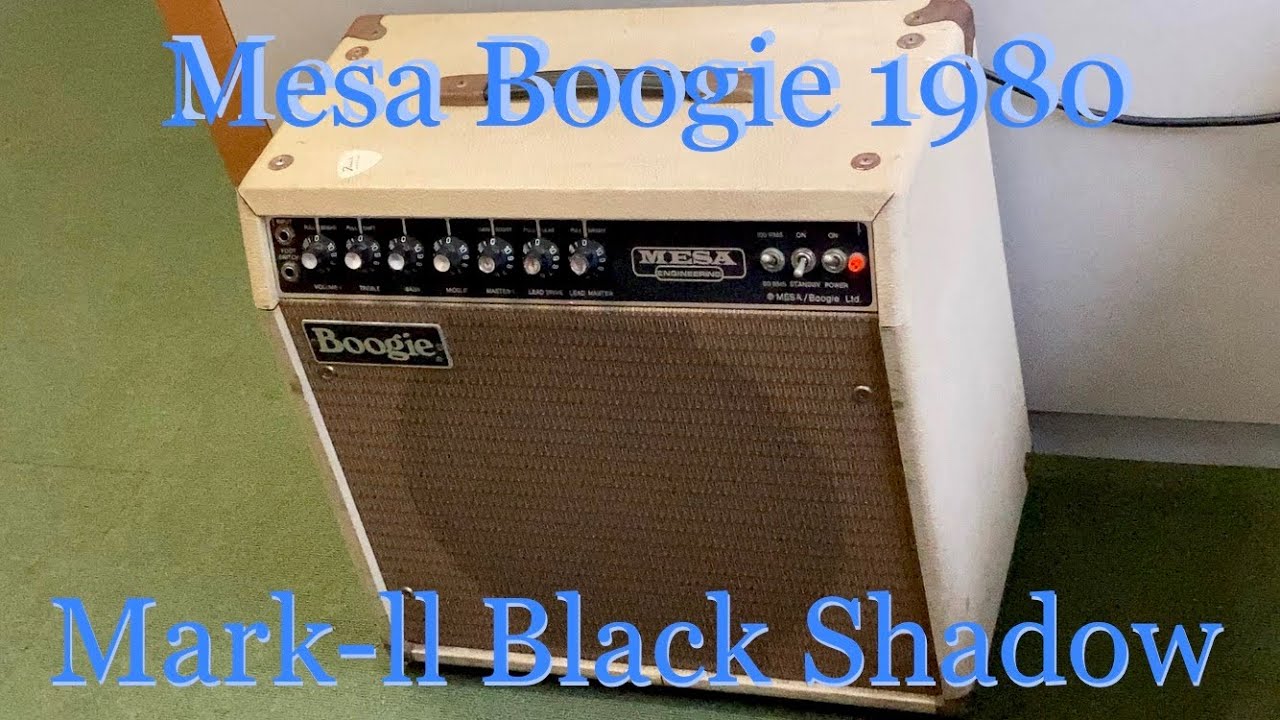 Mesa Boogie 1980 Mark-2 Blonde Tolex “Black Shadow Speaker