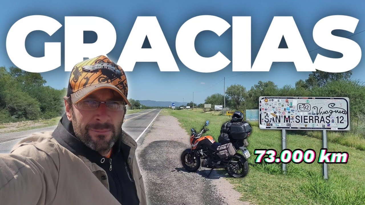 RUMBO USHUAIA EN MOTO | 8/8 | De Río Cuarto a San Marcos Sierras | Córdoba