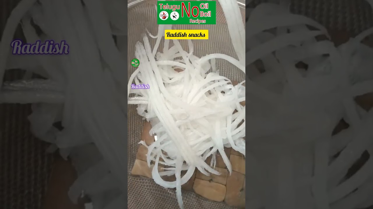 Just Mix & Eat! White Radish Putnala Podi | Oil Free Recipe