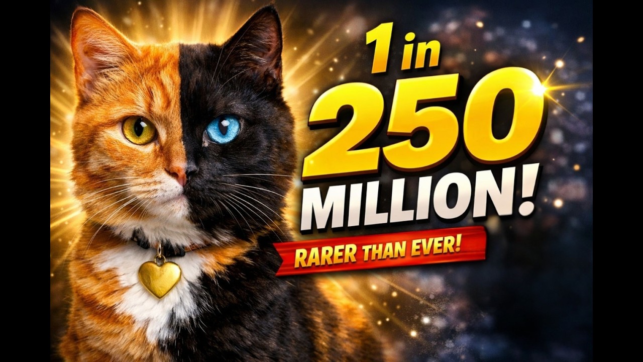 🐱 This Cat Is Rarer Than 1 in 250 Million 😱 You Won’t Believe It!