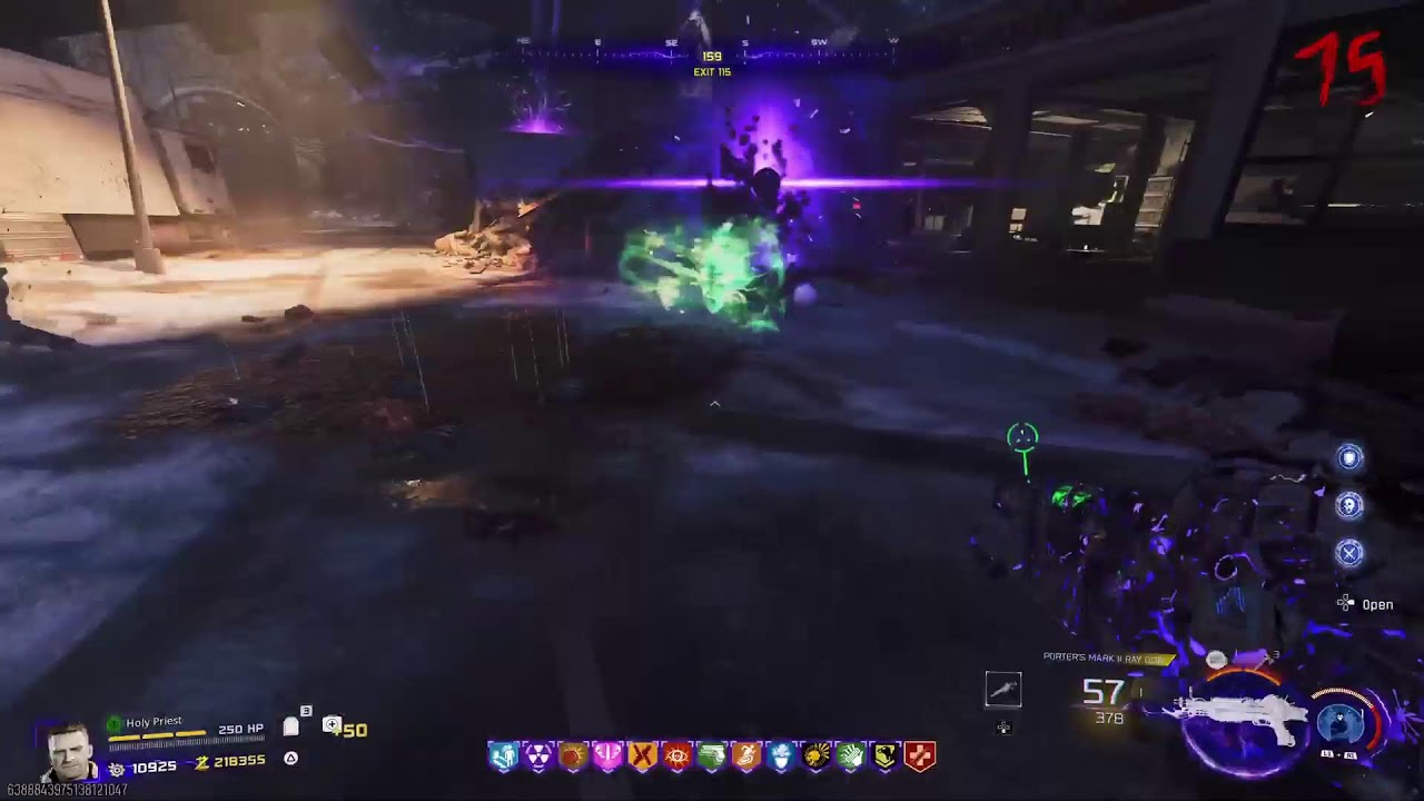 EXIT 115 CURSED TIER 3 ROUND 75 ATTEMPT (BO7 Zombies)