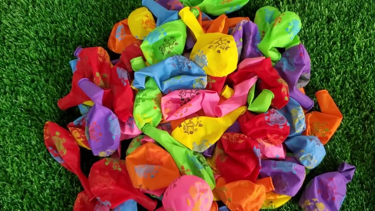 Satisfying Asmr Unboxing Colourful Balloon 