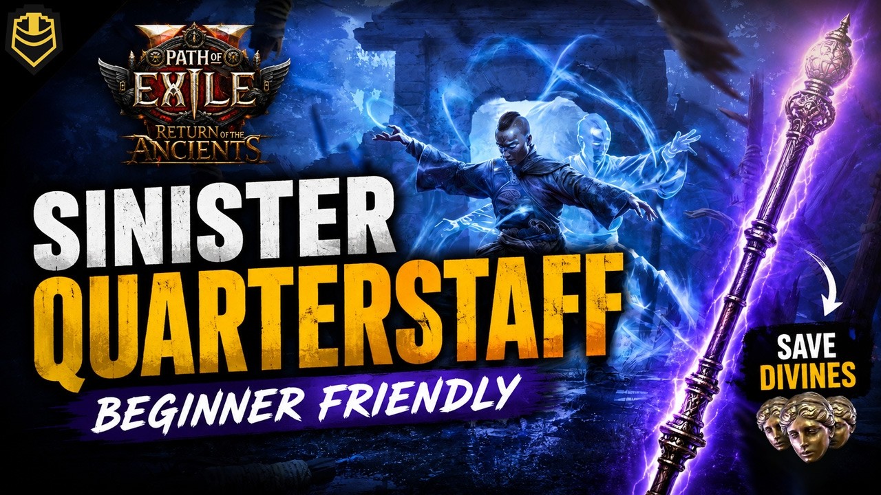 Path of Exile 2: How to Craft a Sinister Quarterstaff (Beginner Friendly)
