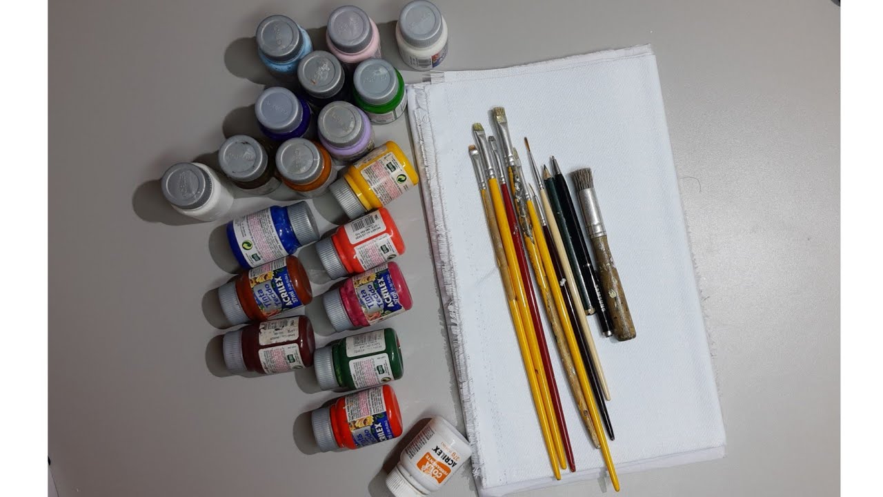 Lista de materiais básico para iniciar na Pintura em tecido