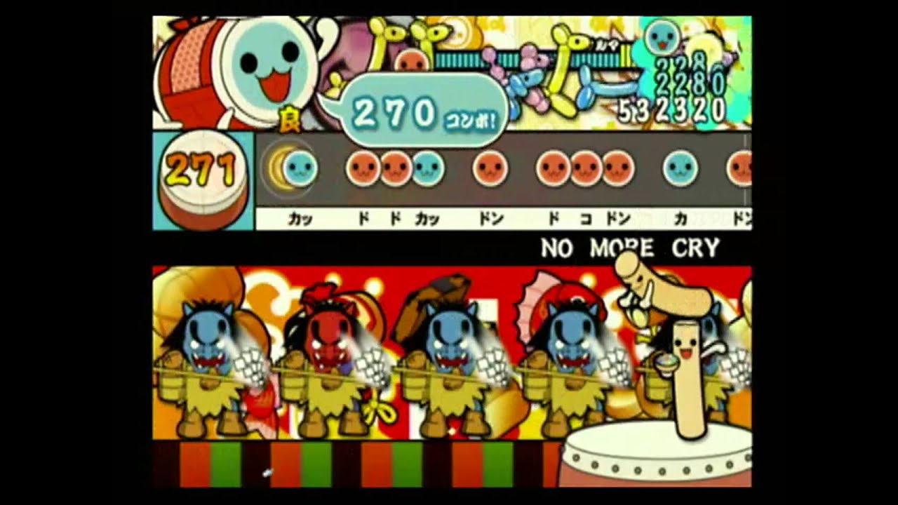 【太鼓の達人9】NO MORE CRY【全良】